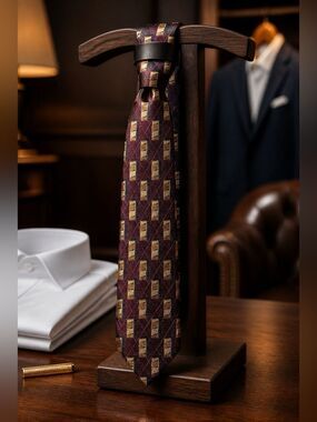Vintage Stanley Blacker 60” Silk Tie